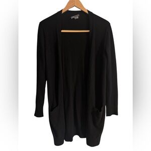 Vince Cashmere Blend Long Cardigan Seam Detail woman small